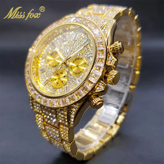 Luxury Gold Men's Watch 