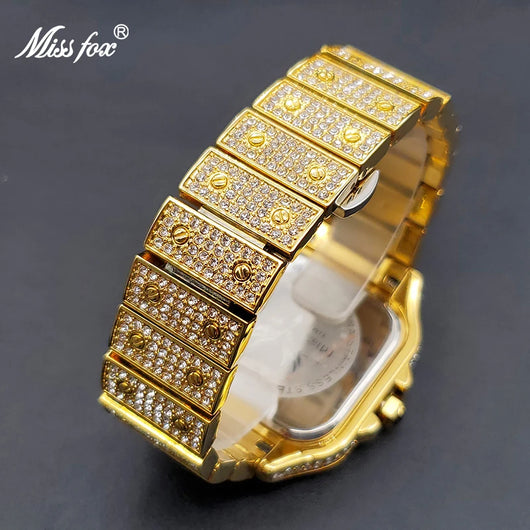 Waterproof Full Diamond Men's Watches