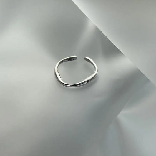 925 Sterling Silver Punk Wide Geometric Bangle Bracelet for Men Women - Dahab'sCO