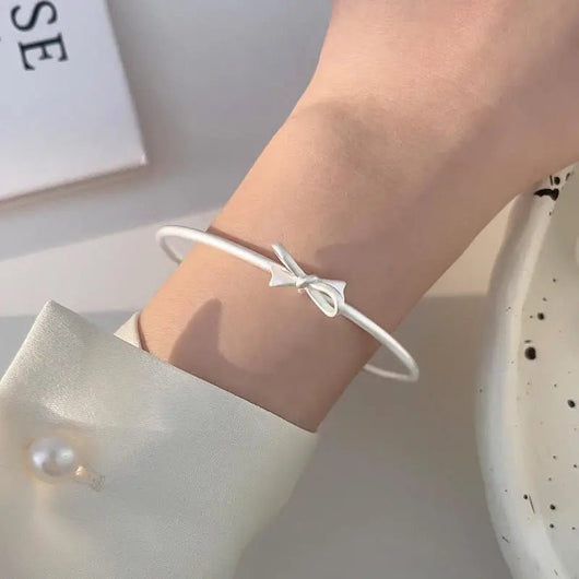 925 Sterling Silver Punk Wide Geometric Bangle Bracelet for Men Women - Dahab'sCO