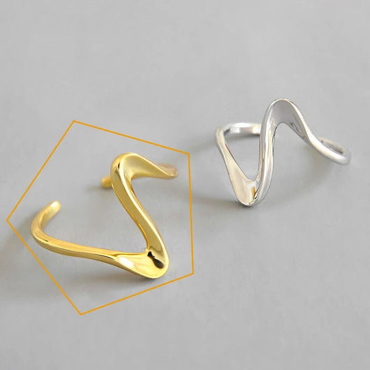 925 Sterling Silver Punk Wide Geometric Bangle Bracelet for Men Women - Dahab'sCO