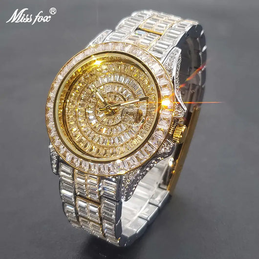 Full Diamond Watch For Men