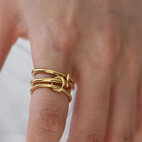 3-Layered Rings for Women