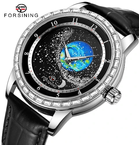 2024 FORSINING Earth Star Moon Watch