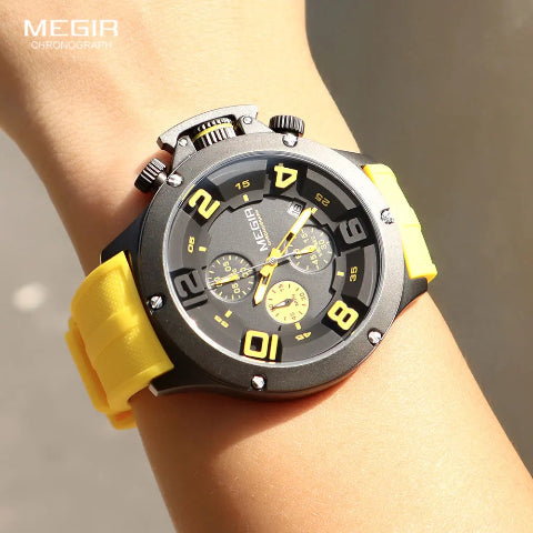 MEGIR Big Dial Sport Quartz Watch for Men