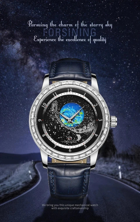 2024 FORSINING Earth Star Moon Watch