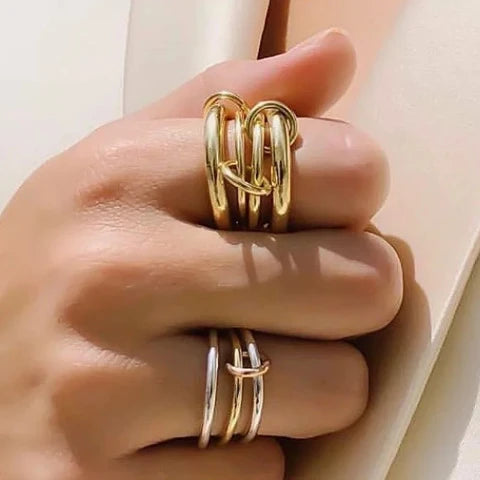 3-Layered Rings for Women