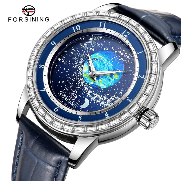 2024 FORSINING Earth Star Moon Watch