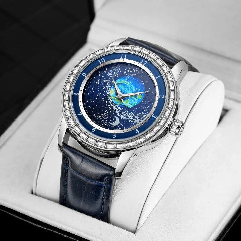 2024 FORSINING Earth Star Moon Watch