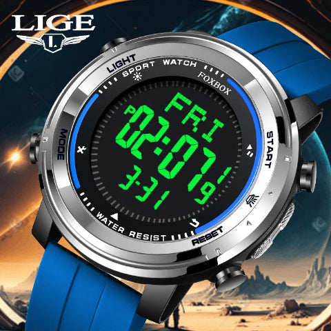 LIGE Digital Watch for Men