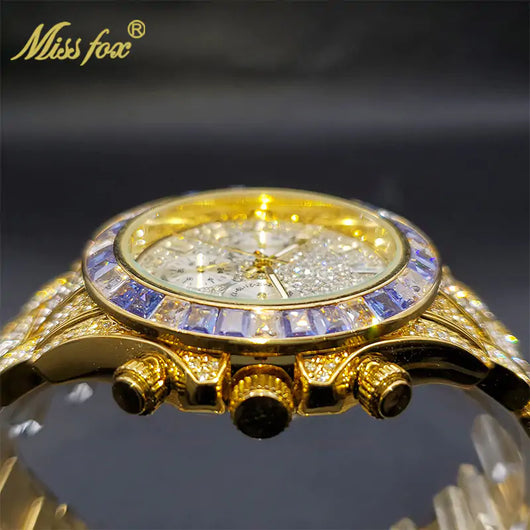 Luxury Gold Men's Watch 