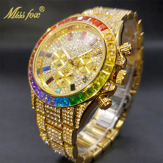 Luxury Gold Men's Watch 