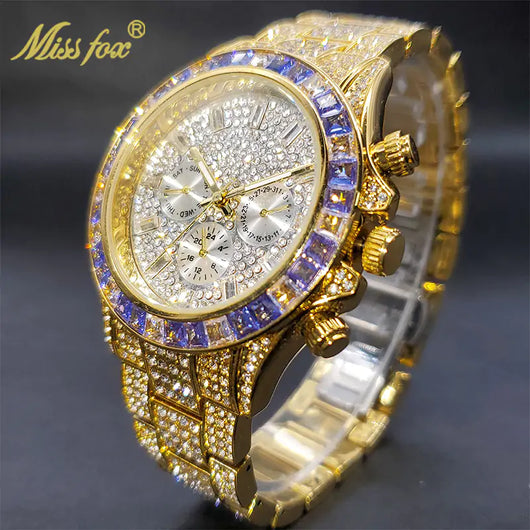 Luxury Gold Men's Watch 