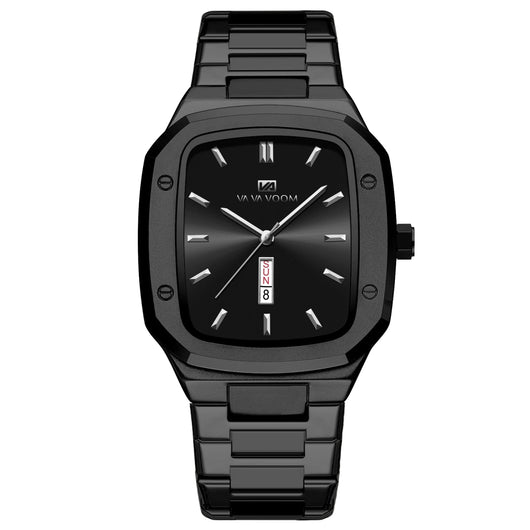 Men's Luxury Square Watch Waterproof Stainless Steel Wristwatch - Dahab'sCO