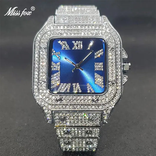 Ice Out Diamond Square Watch 