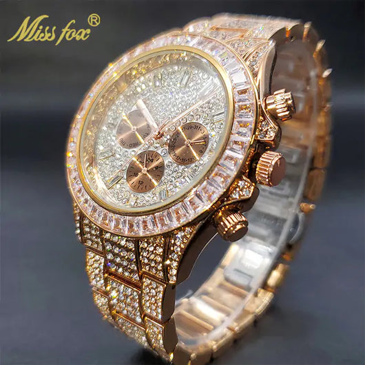 Luxury Gold Men's Watch 