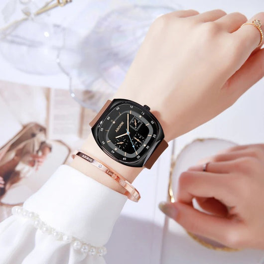 Women's Casual Korean Quartz Watch Waterproof Luminous Student Women's Watch - Dahab'sCO