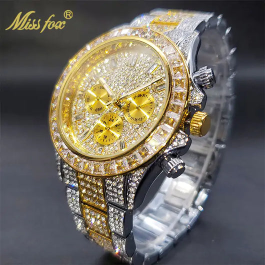 Luxury Gold Men's Watch 